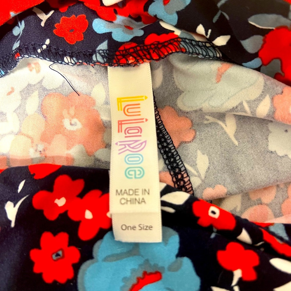 3 Pairs Of Lularoe Leggings Size Os (One Size) Nw… - image 2